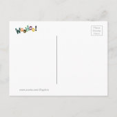 Woohoo klinkt als een leuk reüniefeest om de datum aankondigingskaart (Achterkant)