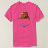 Wookie in een zakdoekje, grappig, vleiend, troebel t-shirt (Design voorkant)