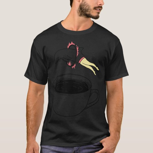 Wookt koffiekopje t-shirt (Voorkant)