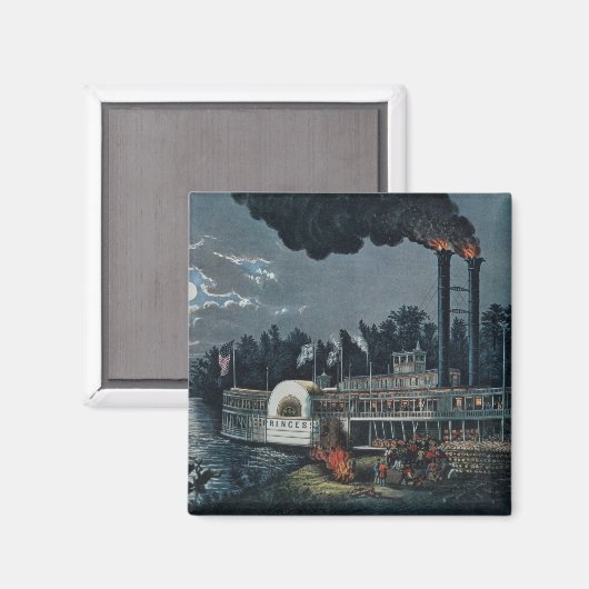 Wookt op de Mississippi Magneet (Voorkant / Achterkant)