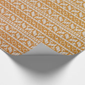 Wool Cross Stitch Knit van kerstpatronen | Cadeaupapier (Hoek)