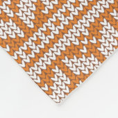 Wool Cross Stitch Knit van kerstpatronen | Fleece Deken (Hoek)