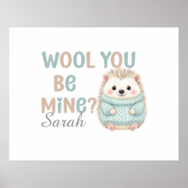 Wool jij de mijne Poster 