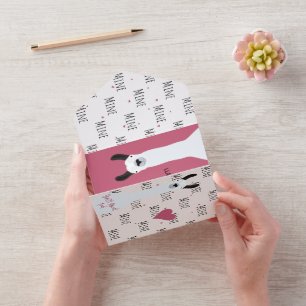 Wool Jij Van Mij Zijn? Je Bent Llamatisch! Grappig All In One Uitnodiging