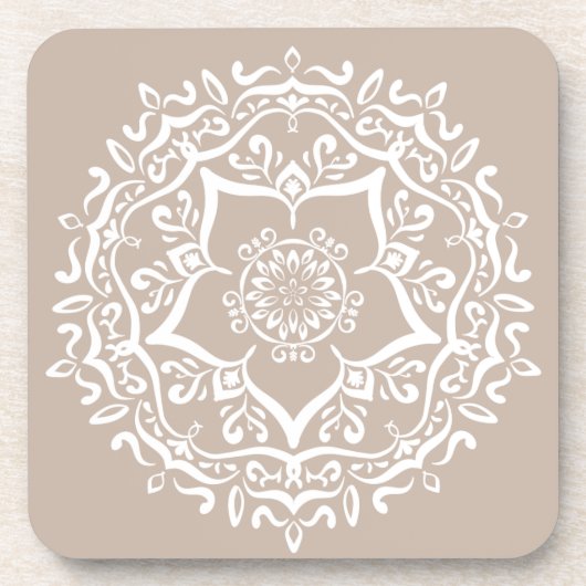 Wool Mandala Drankjes Onderzetter (Voorkant)
