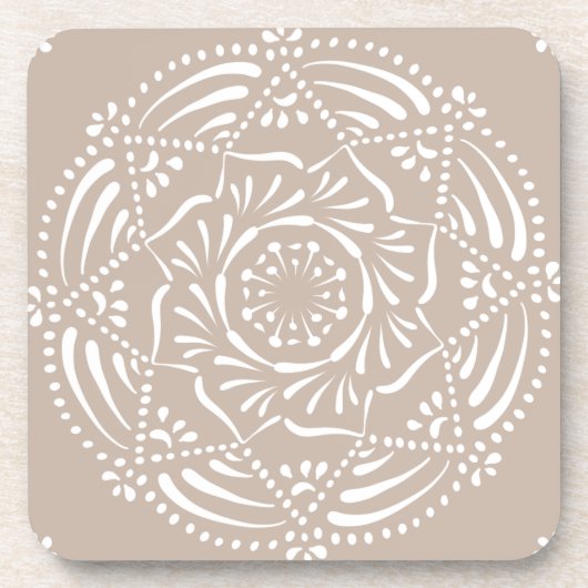 Wool Mandala Onderzetter (Voorkant)