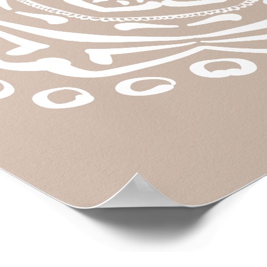 Wool Mandala Poster (Hoek)