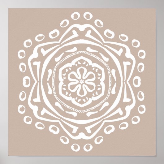 Wool Mandala Poster (Voorkant)
