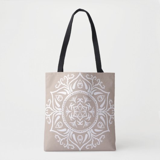 Wool Mandala Tote Bag (Voorkant)