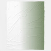 Wool ombre green blanket, Green gradient throw Fleece Deken (Voorkant)