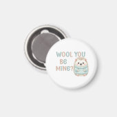 Wool You Be Mine Magneet  (Voorkant / Achterkant)