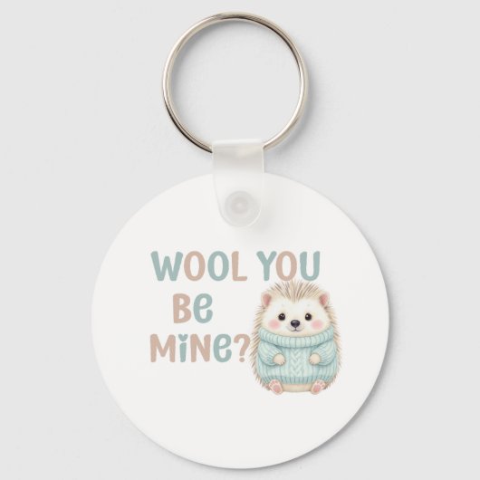 Wool You Be Mine Sleutelhanger  (Voorkant)