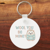 Wool You Be Mine Sleutelhanger  (Voorkant)