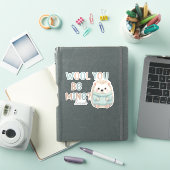 Wool You Be Mine Sticker (iPad Cover)
