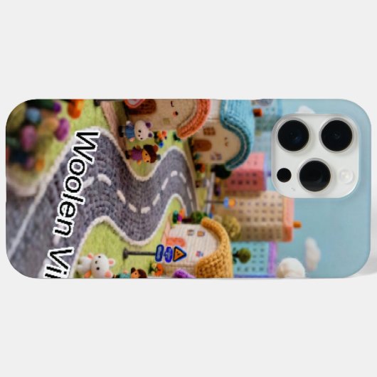 Woolen Village Case-Mate iPhone Case (Achterkant (horizontaal))