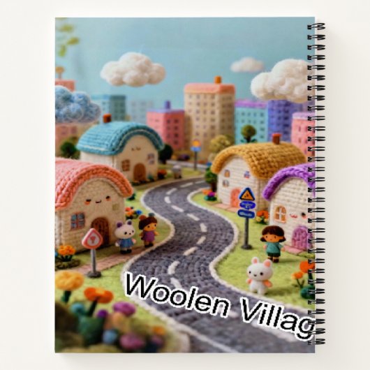 Woolen Village  Notitieboek (Achterkant)