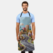 Woolen Village Schort (Gedragen)