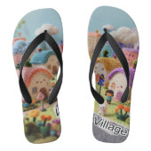Woolen Village  Teenslippers (Voetbed)