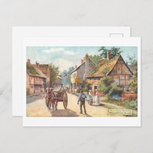 Woolhampton  Briefkaart (Voorkant / Achterkant)