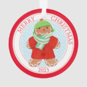 WOOLIE GINGERBREAD 2023 Acrylcirkel Ornament (achterkant)