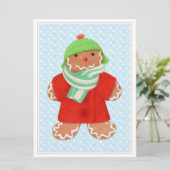 WOOLIE GINGERBREAD 6.5x8.75 Platte Kaart (Staand voorkant)