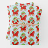 WOOLIE GINGERBREAD Flat Sheet Wrapping Paper II (In situ)