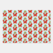 WOOLIE GINGERBREAD Flat Sheet Wrapping Paper II (Voorkant)