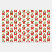 WOOLIE GINGERBREAD Flat Sheet wrapping papier Inpakpapier Vel (Voorkant 2)