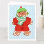 WOOLIE GINGERBREAD Grote Kerst Kaart (Achterkant)