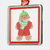 WOOLIE GINGERBREAD Premium Square Ornament (Links)