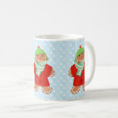 WOOLIE GINGERBREAD Witte Mok (Voorkant rechts)