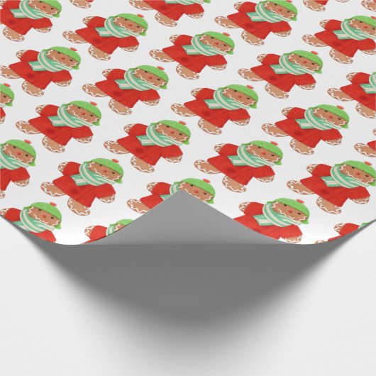 WOOLIE GINGERBREAD Wrappapier Cadeaupapier (Hoek)