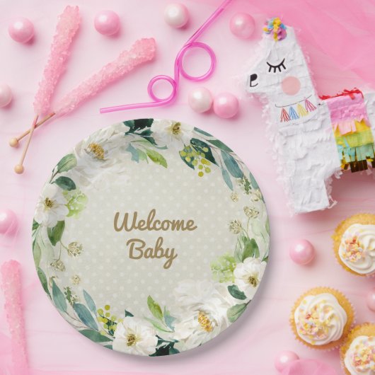 Woolie Lambert 9" Lam Dinner Bord - Baby shower (Feest)