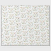 Woolie Lambert Schattige Lam Wrapping Paper Cadeaupapier (Vlak)