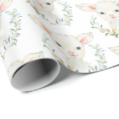 Woolie Lambert Schattige Lam Wrapping Paper Cadeaupapier (Rol Hoek)
