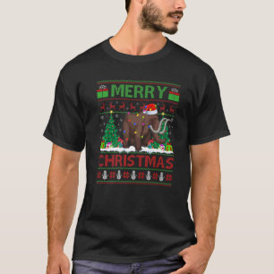 Woolly Lover Xmas Lighting Santa Ugly Woolly Chris T-shirt
