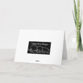 Woolly Mammoth Card (Hang on in there) Kaart (Achterkant)