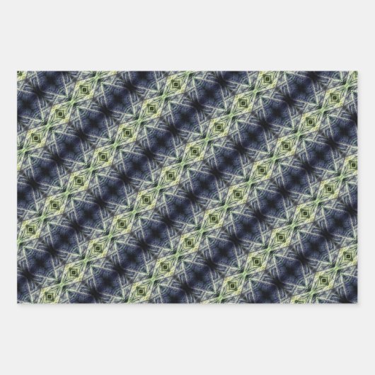 Woolly String Texture Wrapping Paper Sheet (Voorkant 3)
