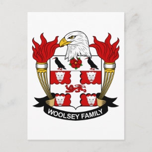 Woolsey Family Crest Briefkaart
