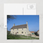Woolthorpe Manor, Home Isaac Newton Briefkaart (Voorkant / Achterkant)