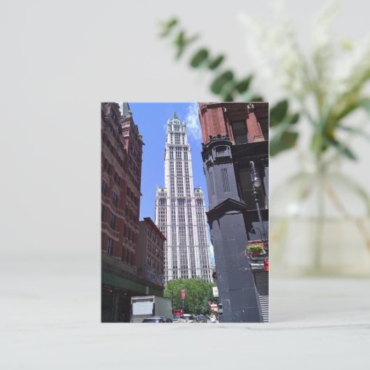 Woolworth Building, briefkaart (Staand voorkant)