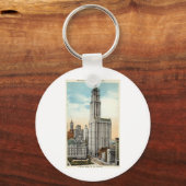 Woolworth Building New York Repro  1921 Sleutelhanger (Voorkant)
