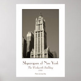 Woolworth Building Poster (sepia)