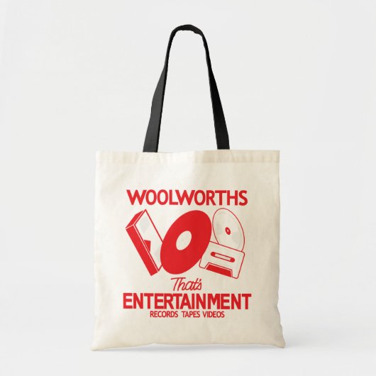 WOOLWORTHS entertainment - Boodschappentas Tote Bag (Voorkant)