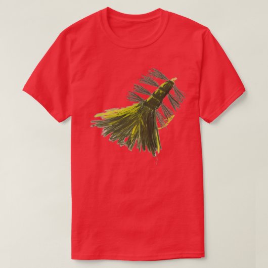 Wooly Bugger Fly T-shirt (Design voorkant)
