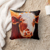 Wooly Bully - Hairy Hereford Calf Cow Pillow Kussen (Deken)