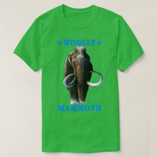 Wooly Mammoth 1 T-shirt (Design voorkant)