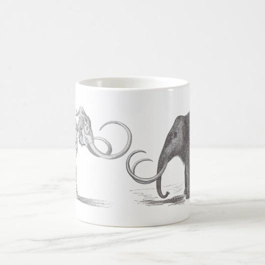 Wooly Mammoth and Skeleton Evolution Koffiemok (Center)