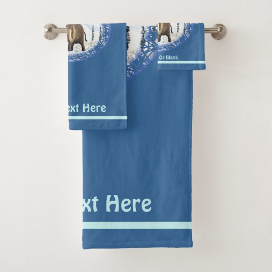 Wooly Mammoth Bad Handdoek (Insitu)