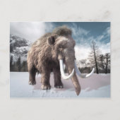 Wooly Mammoth Briefkaart (Voorkant)